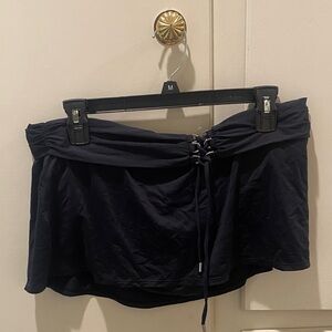 Bleu Rod Beattie Black Swim Skirt Size 14/Large